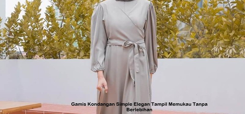 Gamis Kondangan Simple Elegan