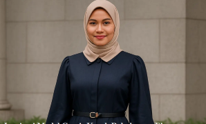 Inspirasi Model Gamis Kerah Rebah yang Elegan Model Gamis Kerah Rebah