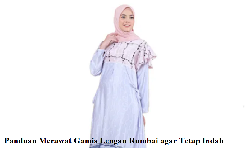 Gamis Lengan Rumbai