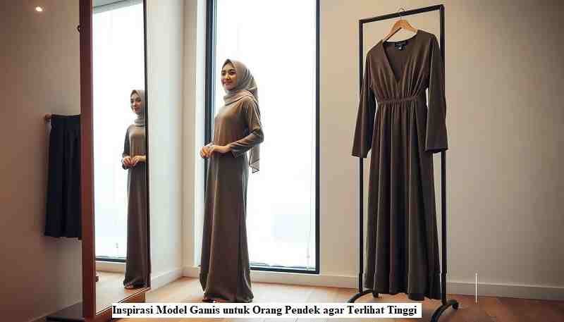 Inspirasi Model Gamis untuk Orang Pendek agar Terlihat Tinggi