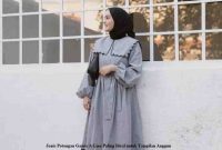 Jenis Potongan Gamis A-Line Paling Ideal untuk Tampilan Anggun